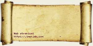 Joakim Stojaković vizit kartica